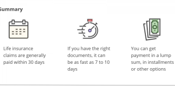 Life insurance payout time